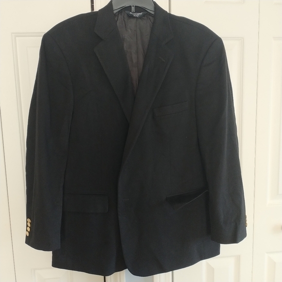 Pronti-Uomo Couture 100 Percent CASHMERE Black Blazer Jacket L - Picture 10 of 15
